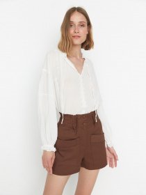 Шорти Trendyol модель TWOSS22SR0419/Kahverengi Фото