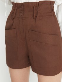 Шорти Trendyol модель TWOSS22SR0419/Kahverengi Фото