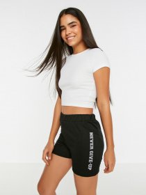 Шорты Trendyol модель TWOSS22SR0504/Siyah Фото