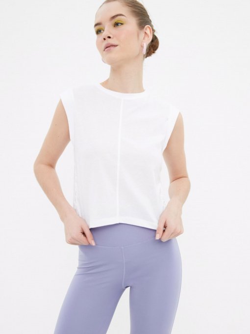 Футболка Trendyol модель TWOSS22TS0240/Beyaz Фото