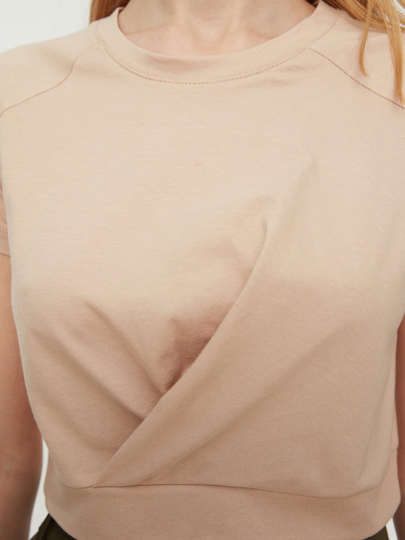 Футболка Trendyol модель TWOSS22TS1132/Bej Фото