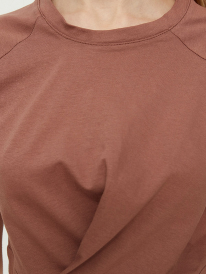 Футболка Trendyol модель TWOSS22TS1132/Kahverengi — фото 4 - INTERTOP