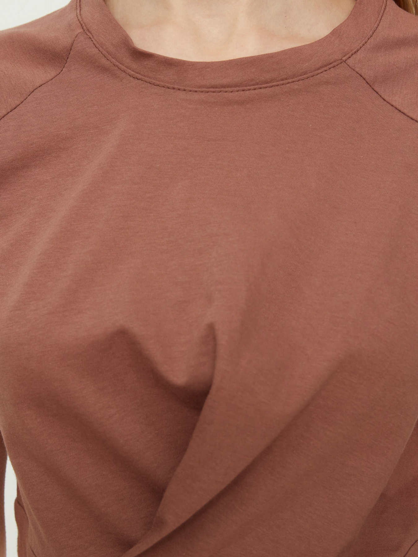 Футболка Trendyol модель TWOSS22TS1132/Kahverengi Фото