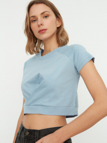 Футболка Trendyol модель TWOSS22TS1132/Mavi Фото