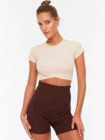 Шорти Trendyol модель TWOSS22TY0045/Kahverengi Фото