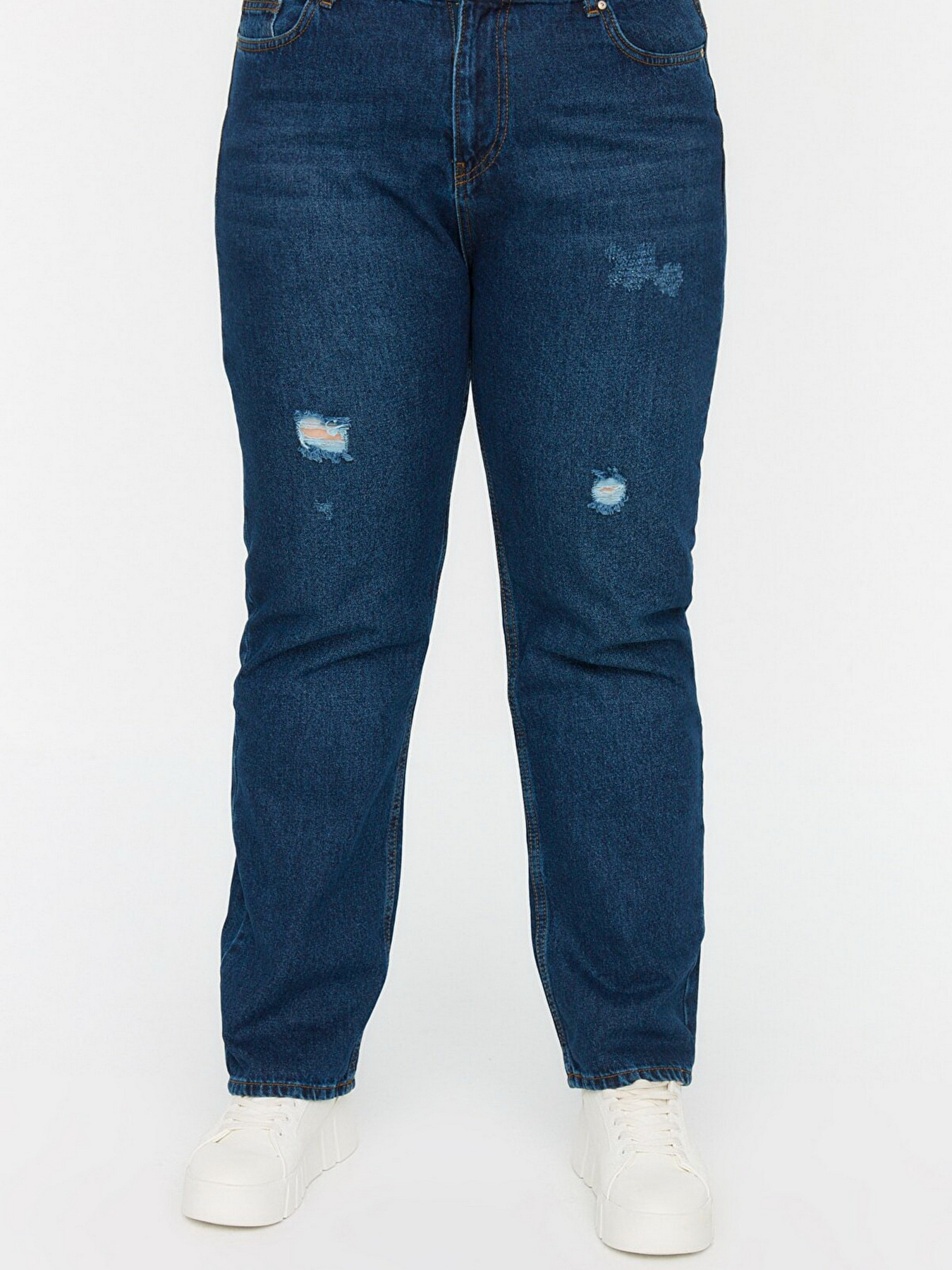 Джинси мом Trendyol модель TBBSS22JE00013/Mavi Фото