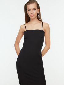 Сукня міні Trendyol модель TPRSS21EL0757/Siyah Фото