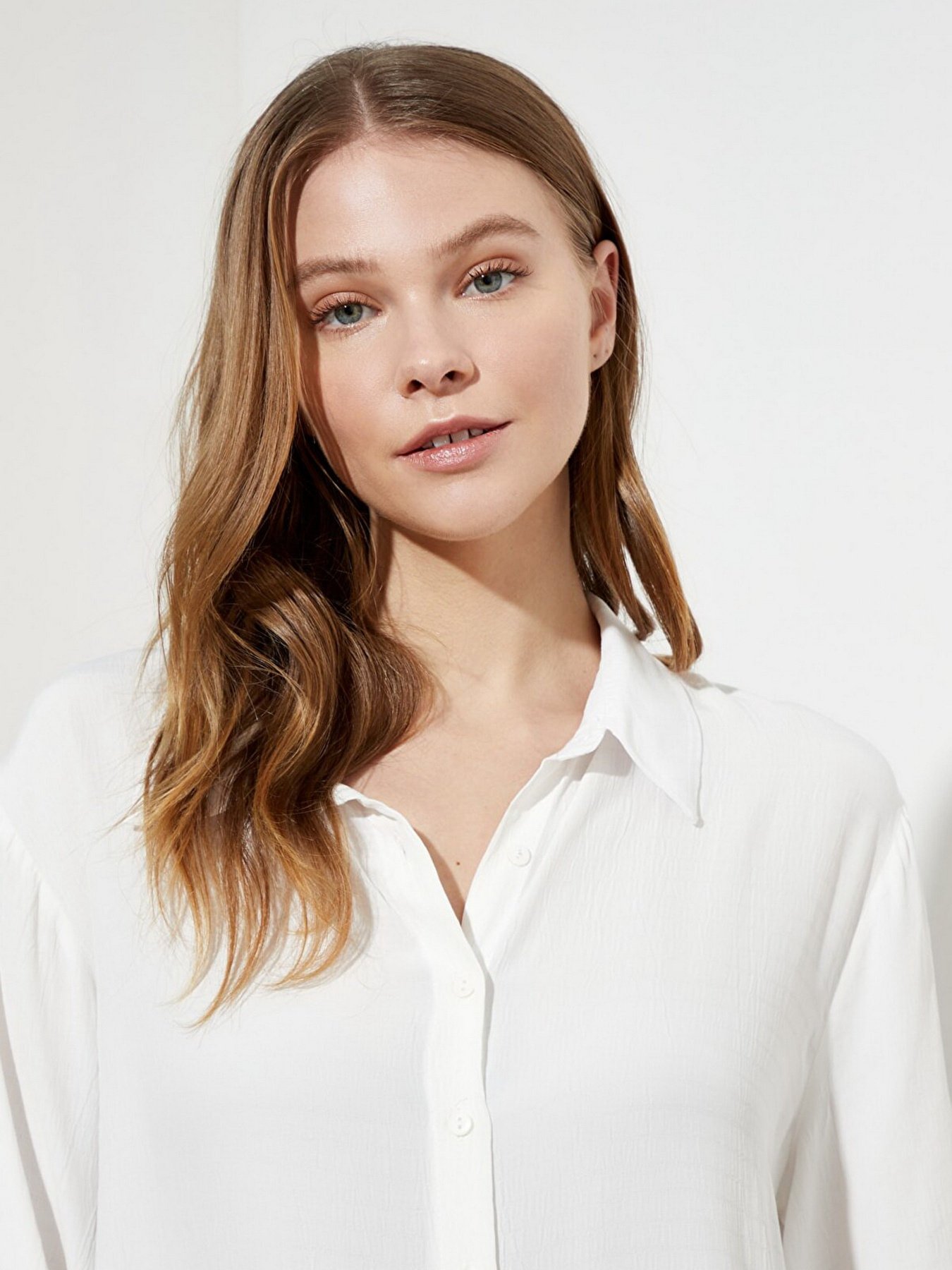 Блуза Trendyol модель TWOSS21GO0301/Ekru Фото