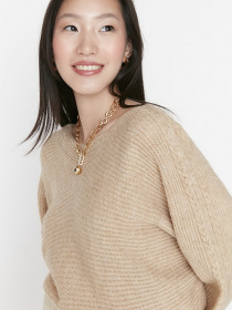 Джемпер Trendyol модель TWOAW23KZ01572/Camel Джемпер Trendyol модель TWOAW23KZ01572/Camel Фото