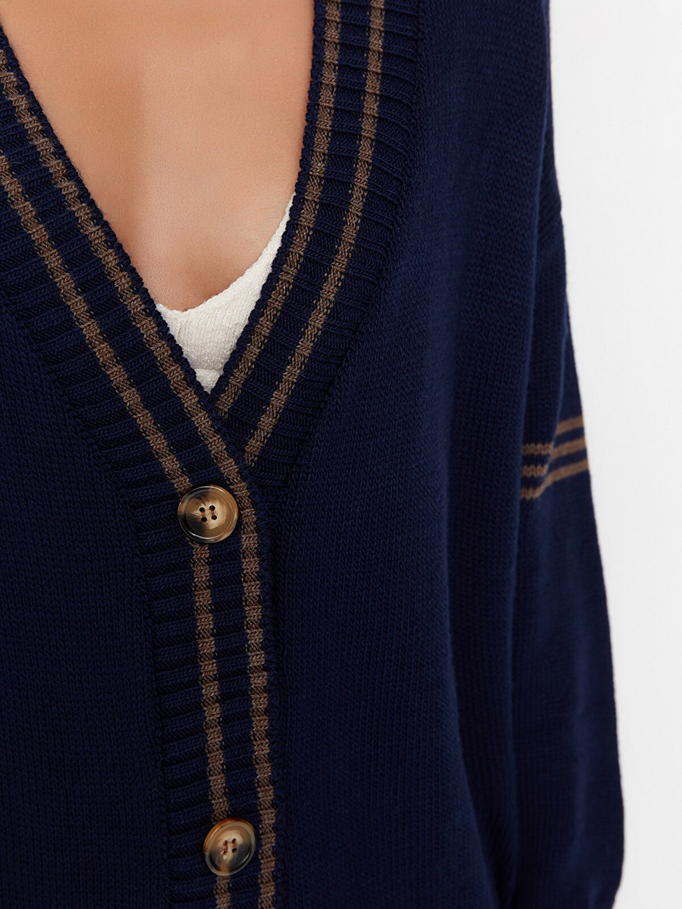 Кардиган Trendyol модель TWOAW23HI00409/Lacivert Фото