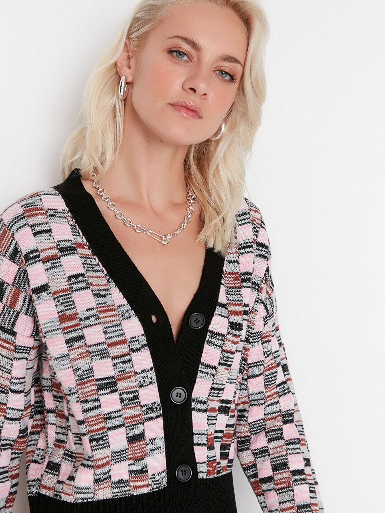 Кардиган Trendyol модель TWOAW23HI00383/Siyah Фото