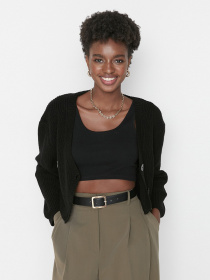 Кардиган Trendyol модель TWOAW23HI00376/Siyah Фото