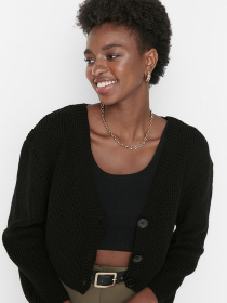 Кардиган Trendyol модель TWOAW23HI00376/Siyah Фото