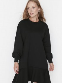 Платье мини Trendyol модель TWOAW23EL00699/Siyah Фото