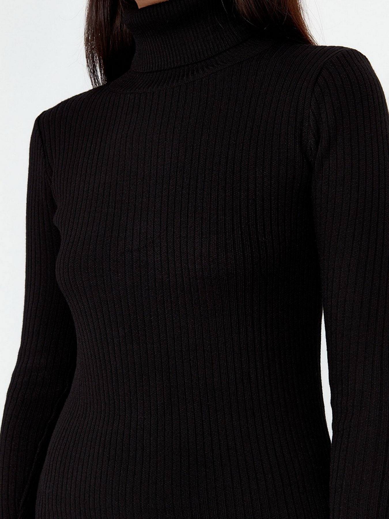 Платье миди Trendyol модель TWOAW23EL00662/Siyah Фото