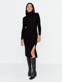 Платье миди Trendyol модель TWOAW23EL00662/Siyah Фото