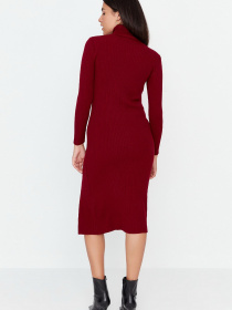 Платье миди Trendyol модель TWOAW23EL00662/Bordo Фото