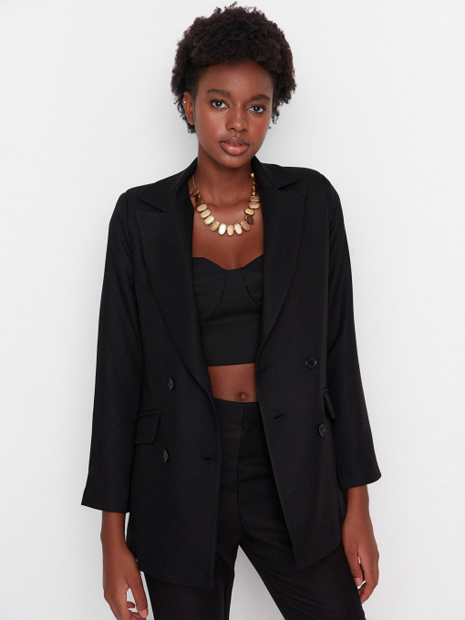 Піджак Trendyol модель TWOAW23CE00033/Siyah Фото