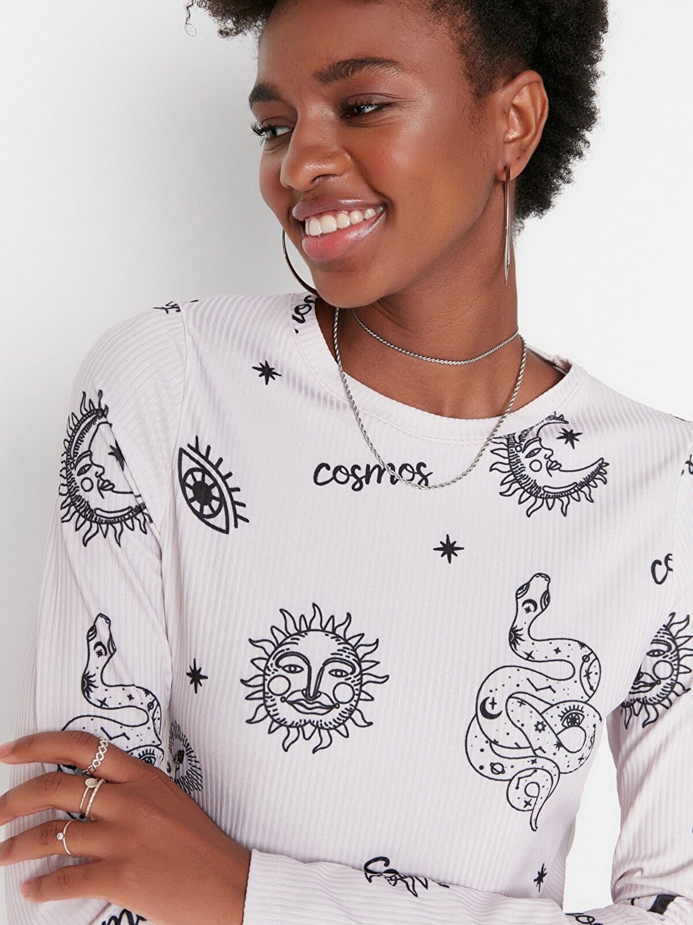 Лонгслив Trendyol модель TWOAW23BZ00313/Bej Фото