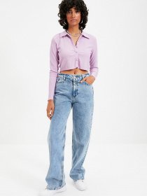 Топ Trendyol модель TWOAW22BZ0241/Lila Фото