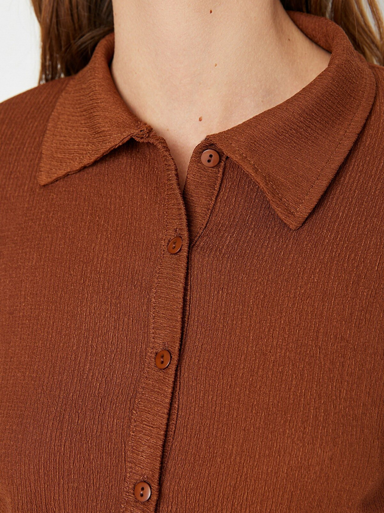 Топ Trendyol модель TWOAW22BZ0241/Kahverengi Фото