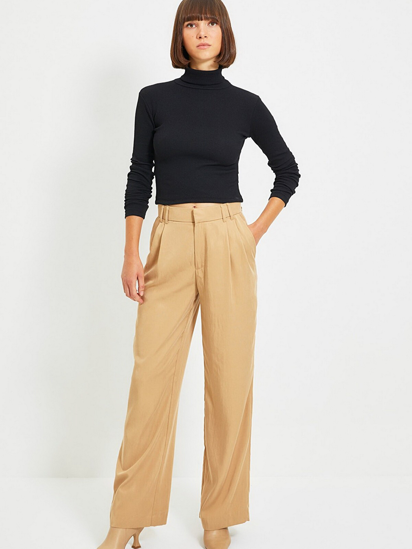 Водолазка Trendyol модель TWOAW22BZ0142/Siyah Фото