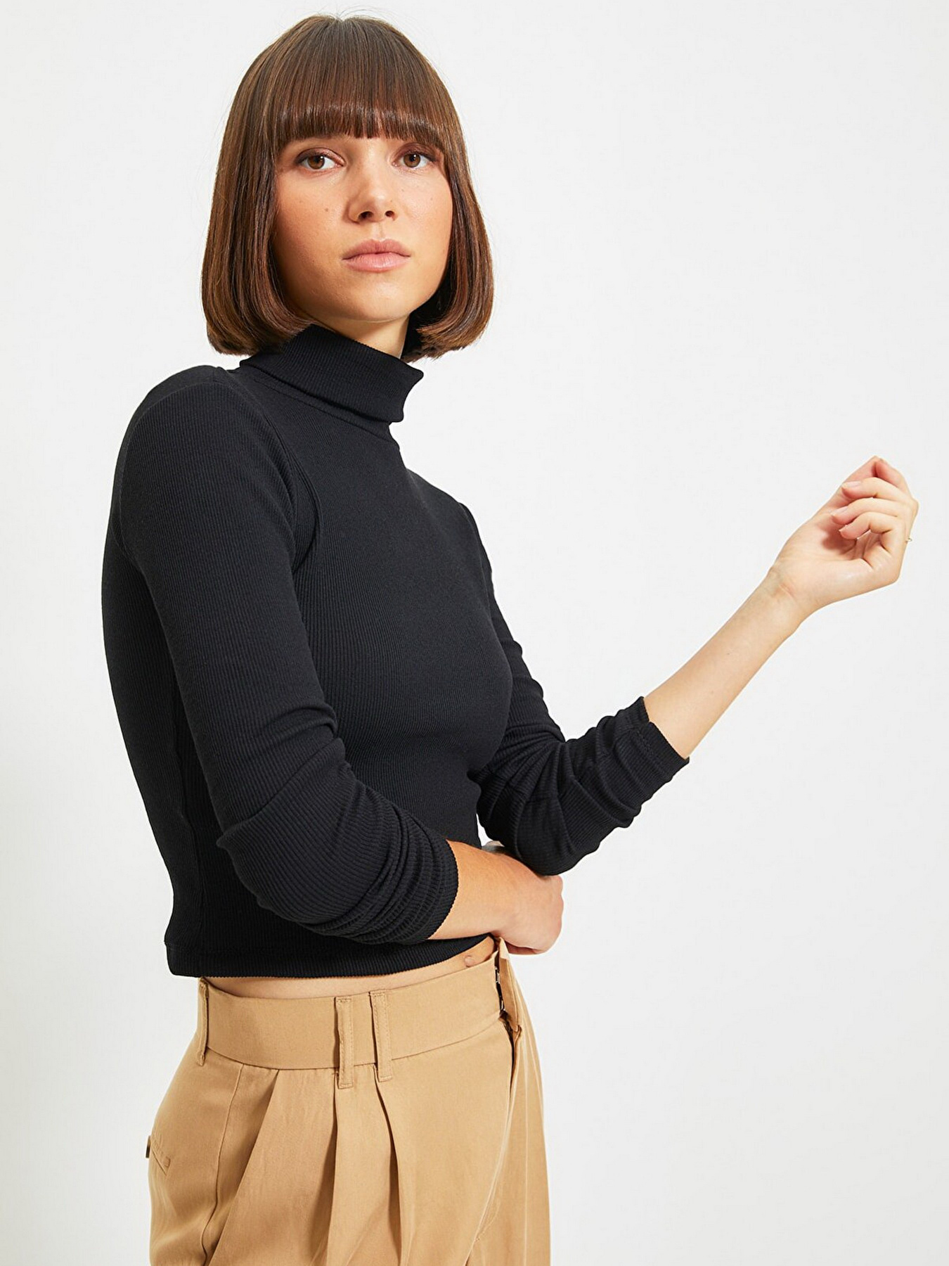 Гольф Trendyol модель TWOAW22BZ0142/Siyah Фото