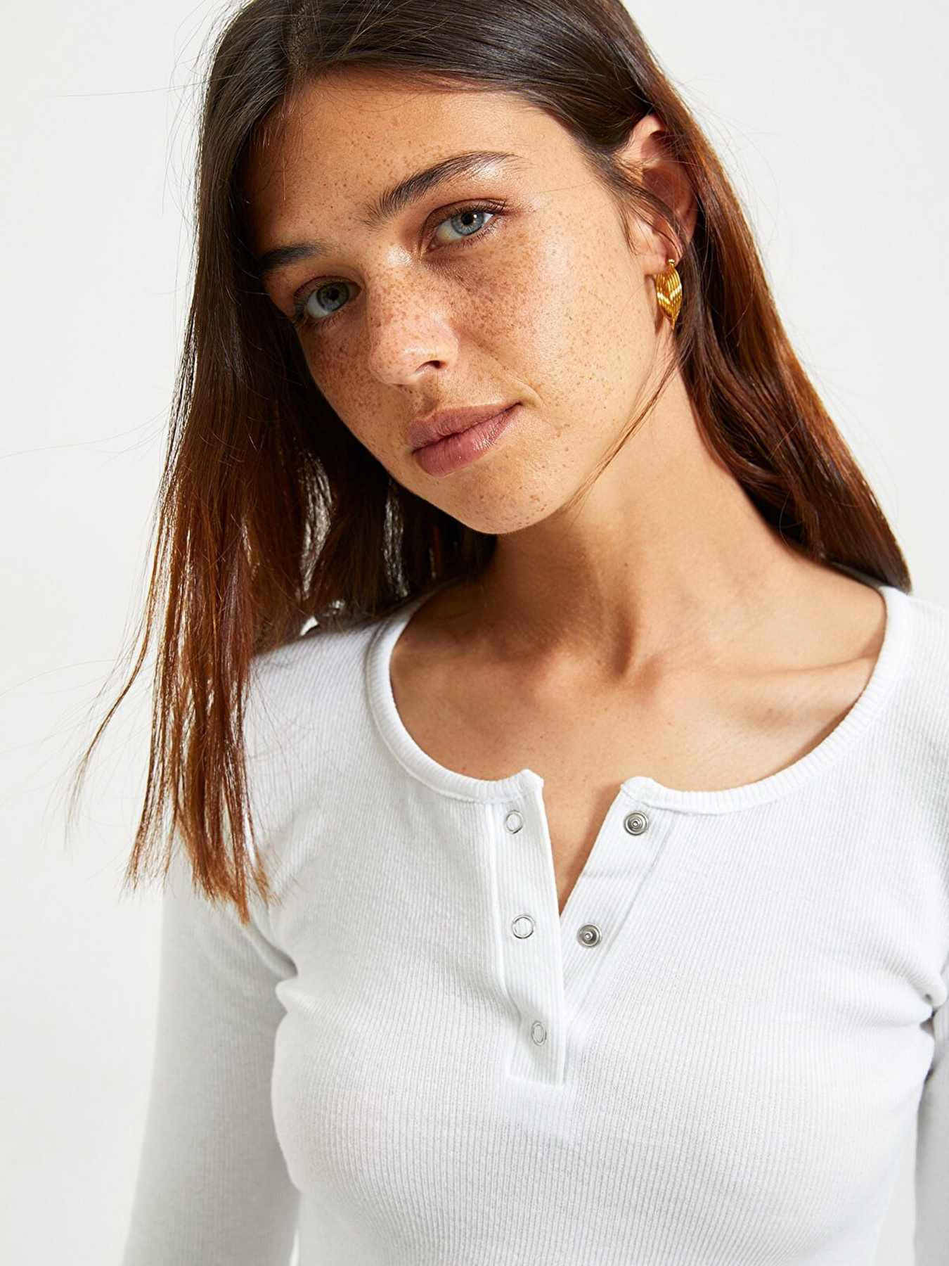 Набор лонгсливов Trendyol модель TWOAW22BZ0140/Siyah-Beyaz Фото