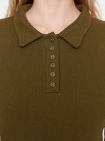 Поло Trendyol модель TWOAW21BZ0506/Haki Фото