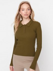 Поло Trendyol модель TWOAW21BZ0506/Haki Фото