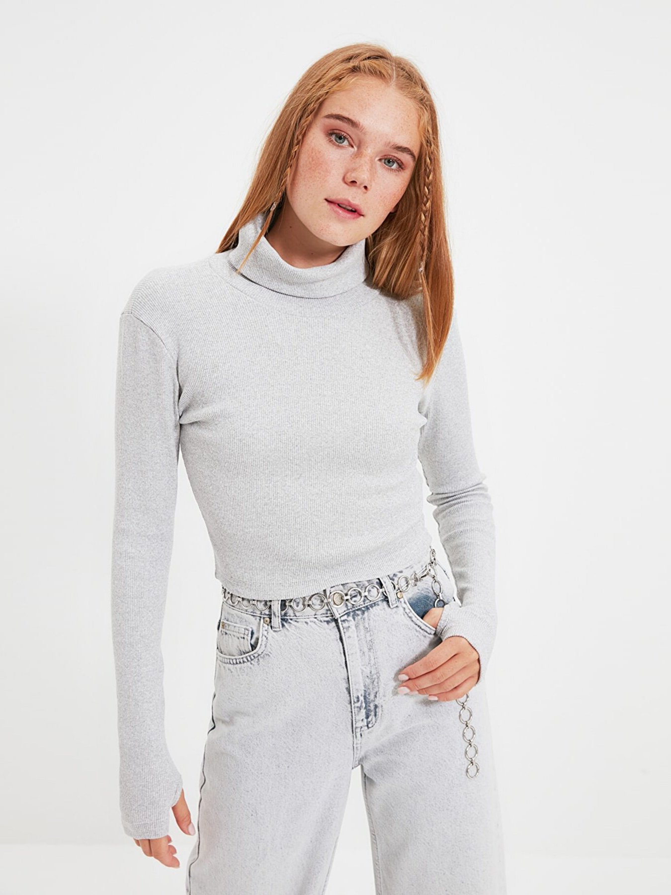 Гольф Trendyol модель TWOAW21BZ0071/Gri Фото