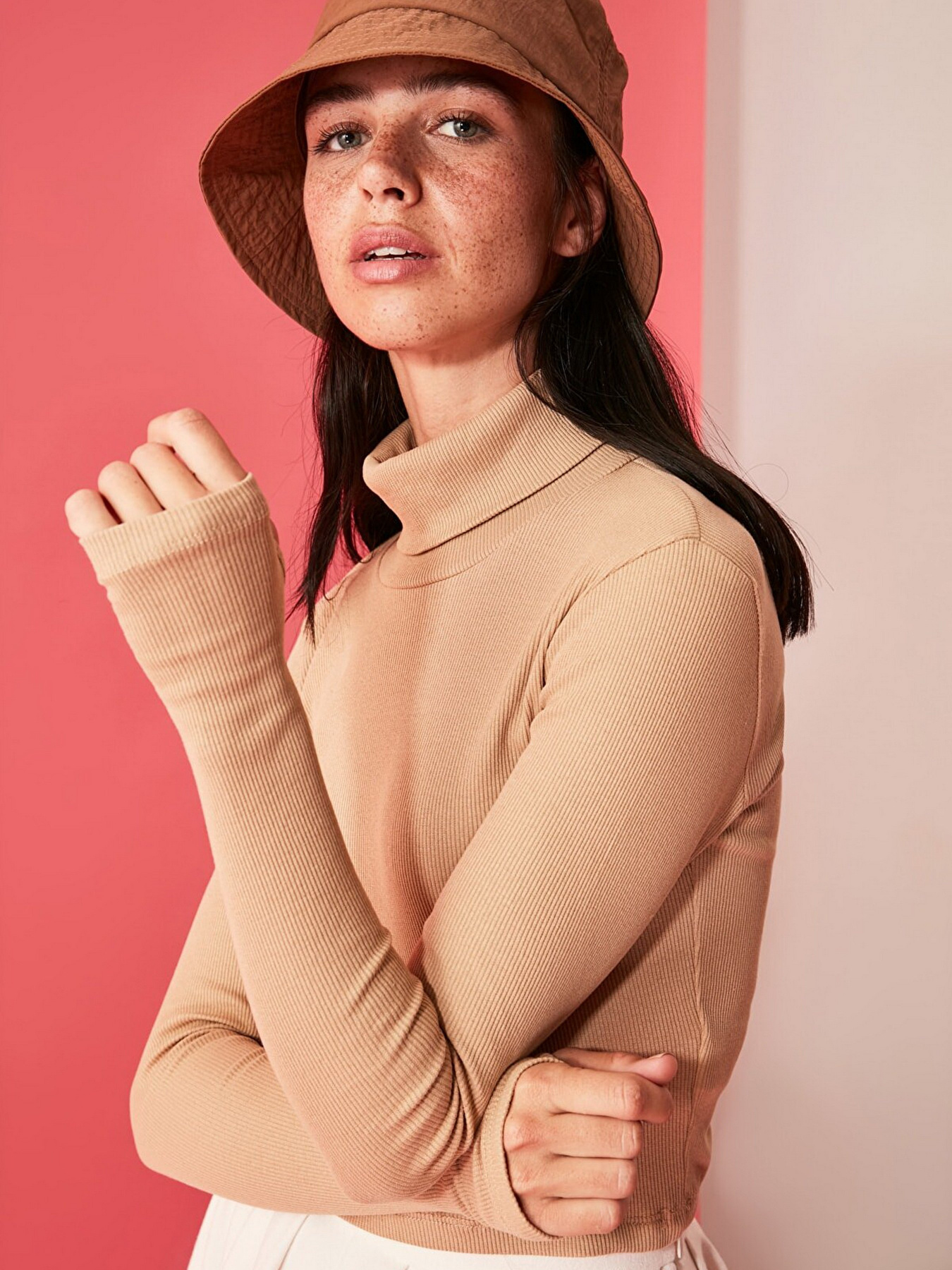 Гольф Trendyol модель TWOAW21BZ0071/Camel Фото