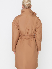 Пуховик Trendyol модель TWOAW23MO00316/Kahverengi Фото