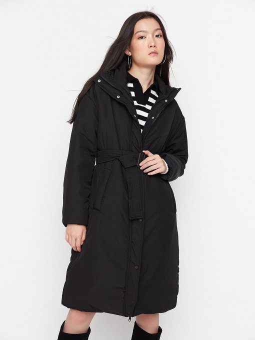 Пуховик Trendyol модель TWOAW23MO00316/Siyah Фото