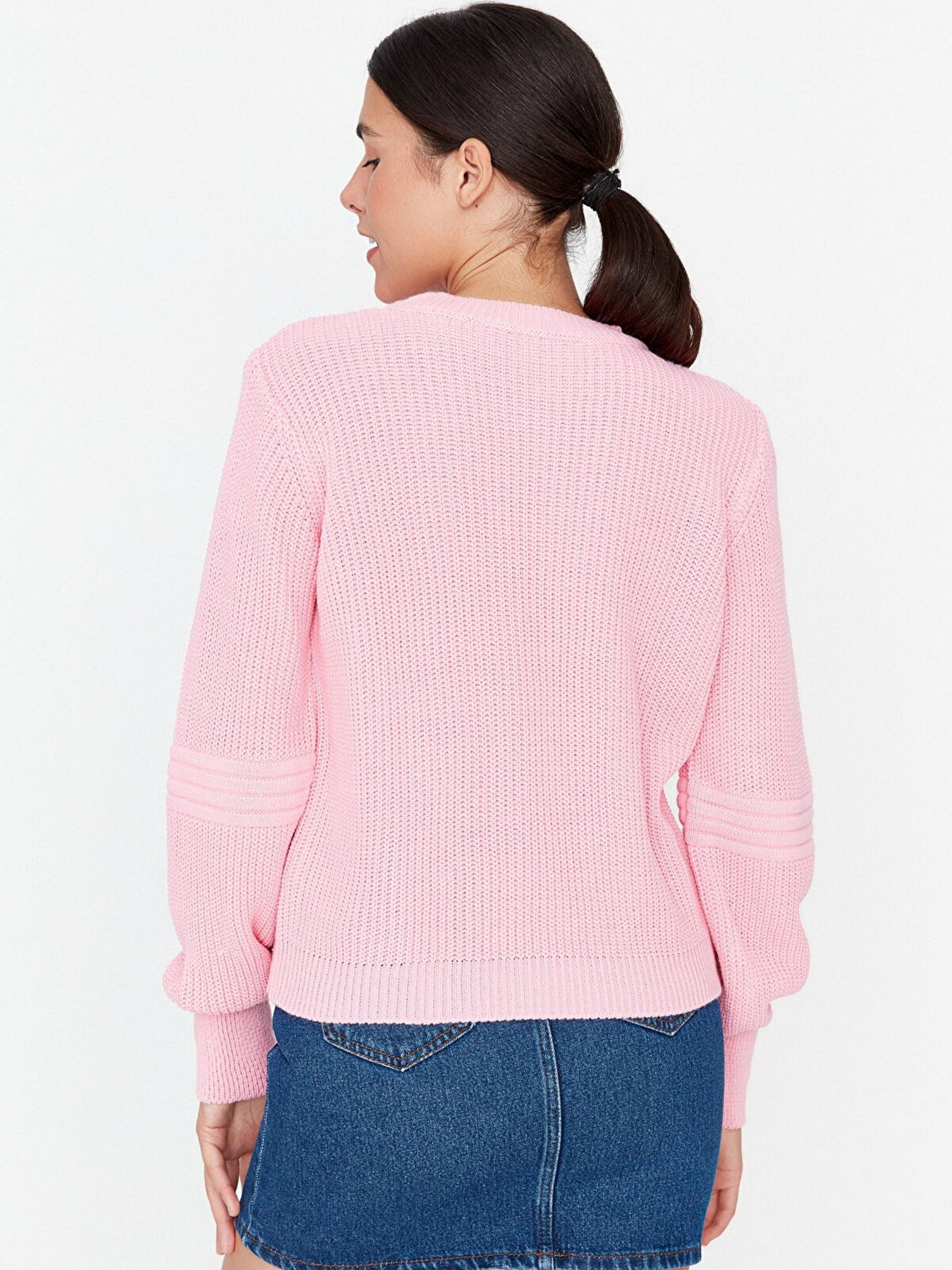 Джемпер Trendyol модель TWOAW23KZ01721/Pembe Джемпер Trendyol модель TWOAW23KZ01721/Pembe Фото