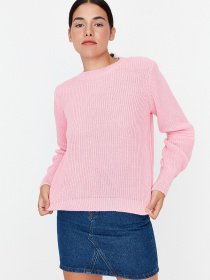 Джемпер Trendyol модель TWOAW23KZ01721/Pembe Джемпер Trendyol модель TWOAW23KZ01721/Pembe Фото