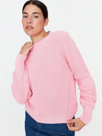 Джемпер Trendyol модель TWOAW23KZ01721/Pembe Джемпер Trendyol модель TWOAW23KZ01721/Pembe Фото