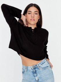 Джемпер Trendyol модель TWOAW23KZ01699/Siyah Фото