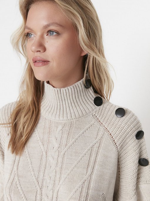 Джемпер Trendyol модель TWOAW23KZ01688/Tas Фото