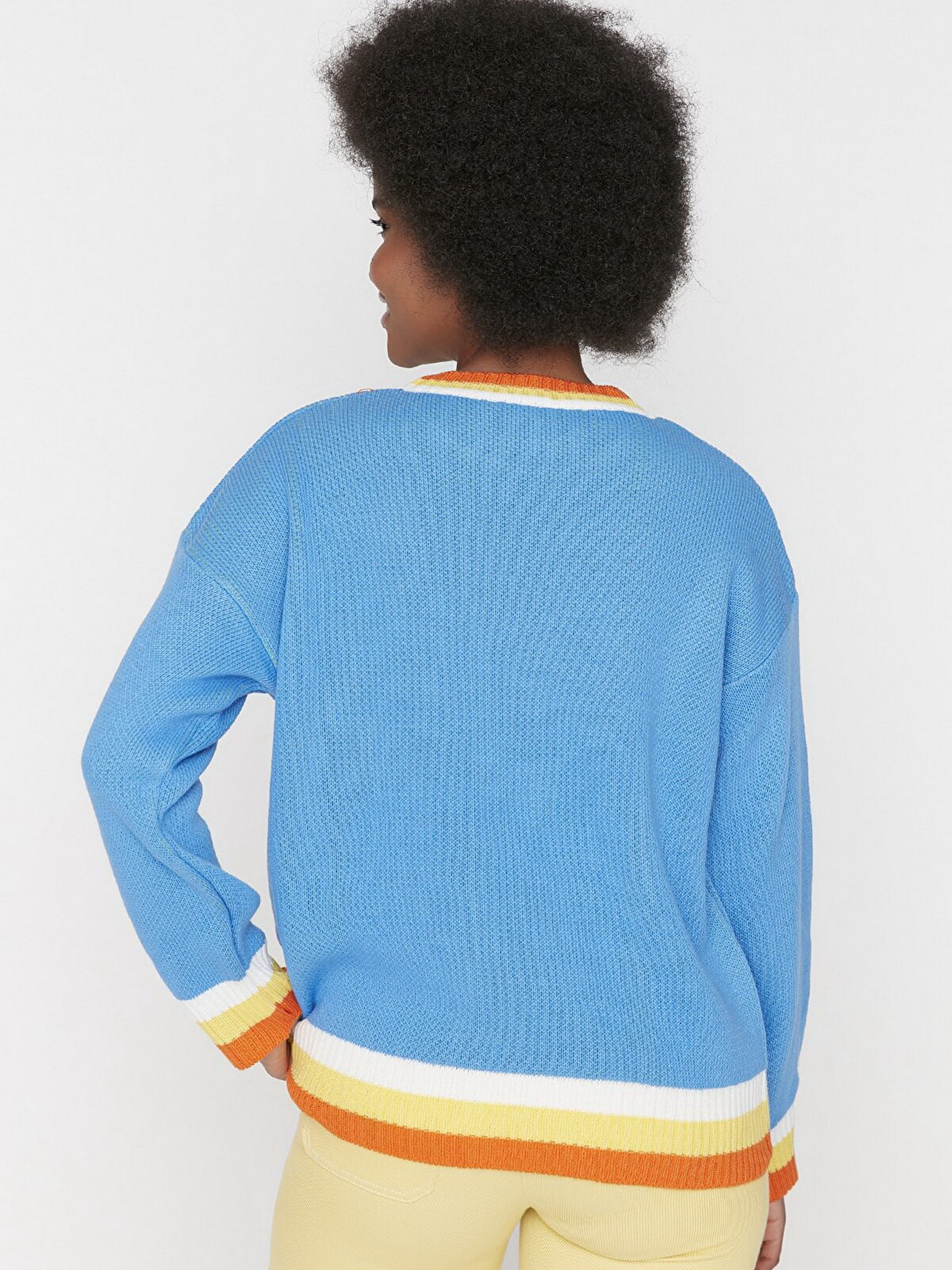 Джемпер Trendyol модель TWOAW23KZ01687/Turuncu Фото