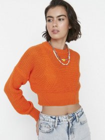 Джемпер Trendyol модель TWOAW23KZ01620/Turuncu Фото