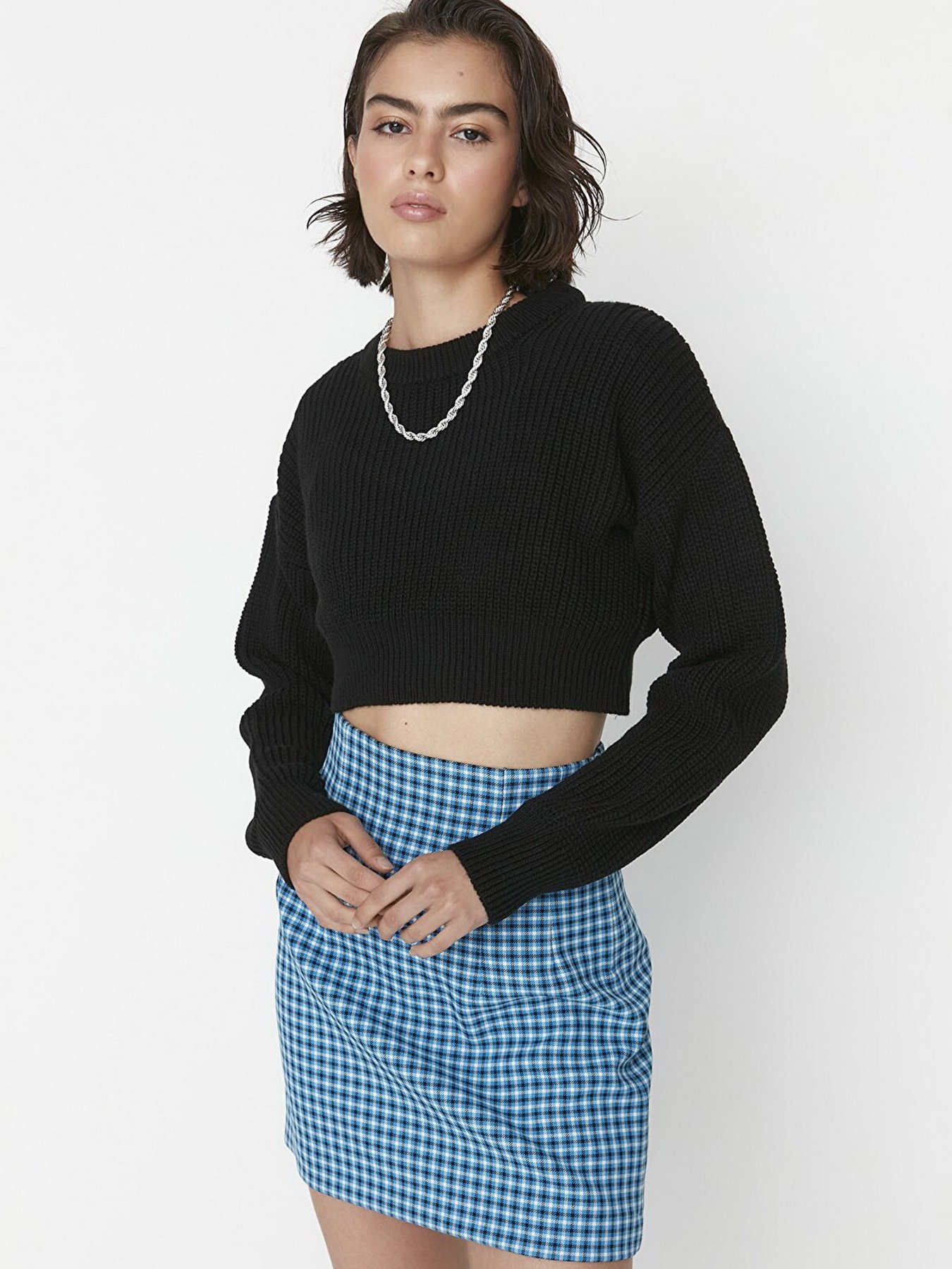 Джемпер Trendyol модель TWOAW23KZ01620/Siyah Фото