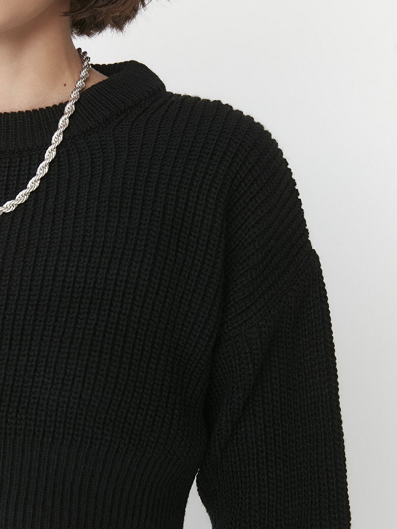 Джемпер Trendyol модель TWOAW23KZ01620/Siyah Фото