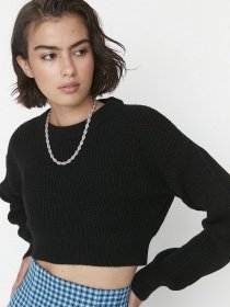 Джемпер Trendyol модель TWOAW23KZ01620/Siyah Фото