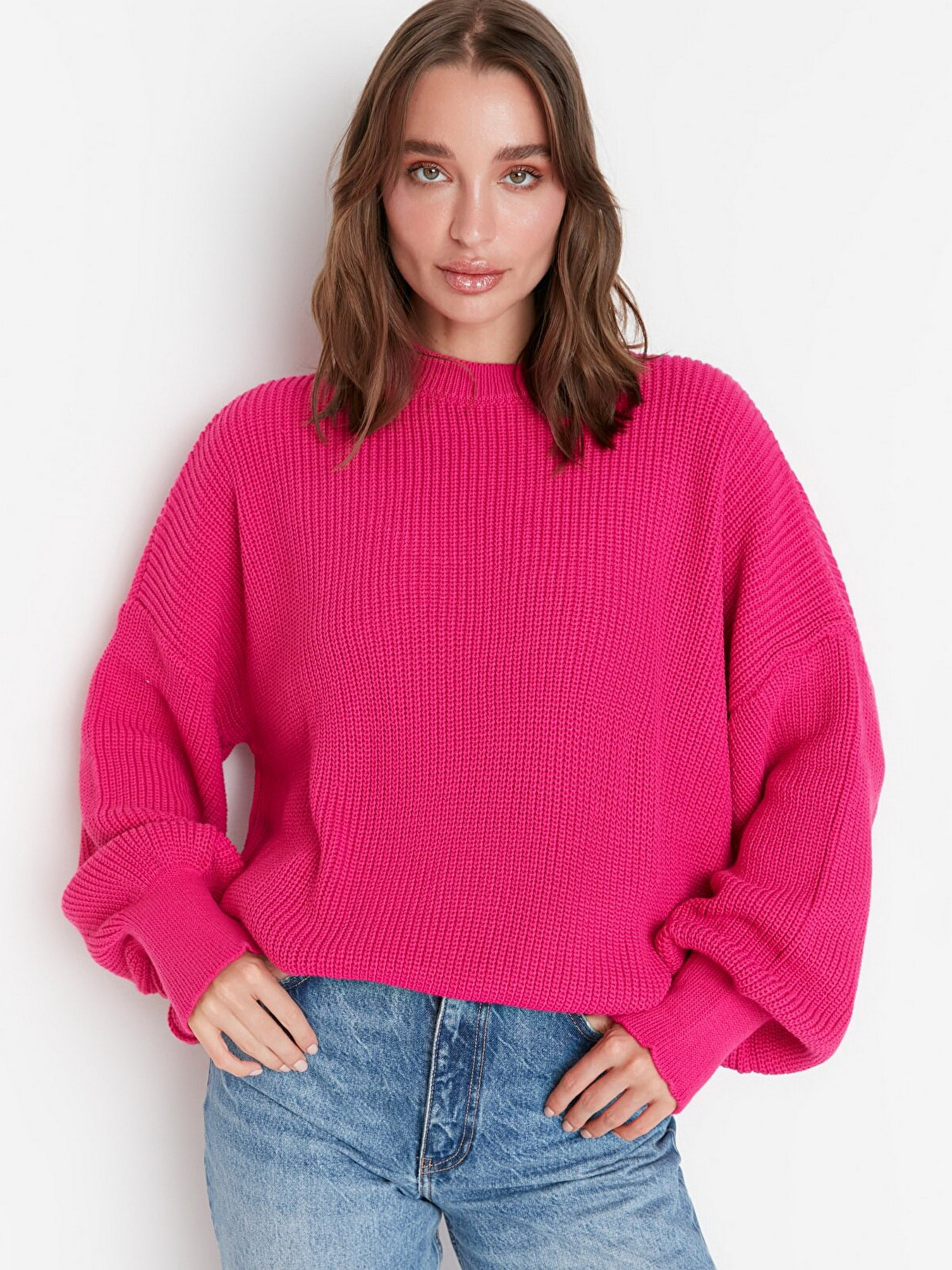 Джемпер Trendyol модель TWOAW23KZ01448/Fusya Фото