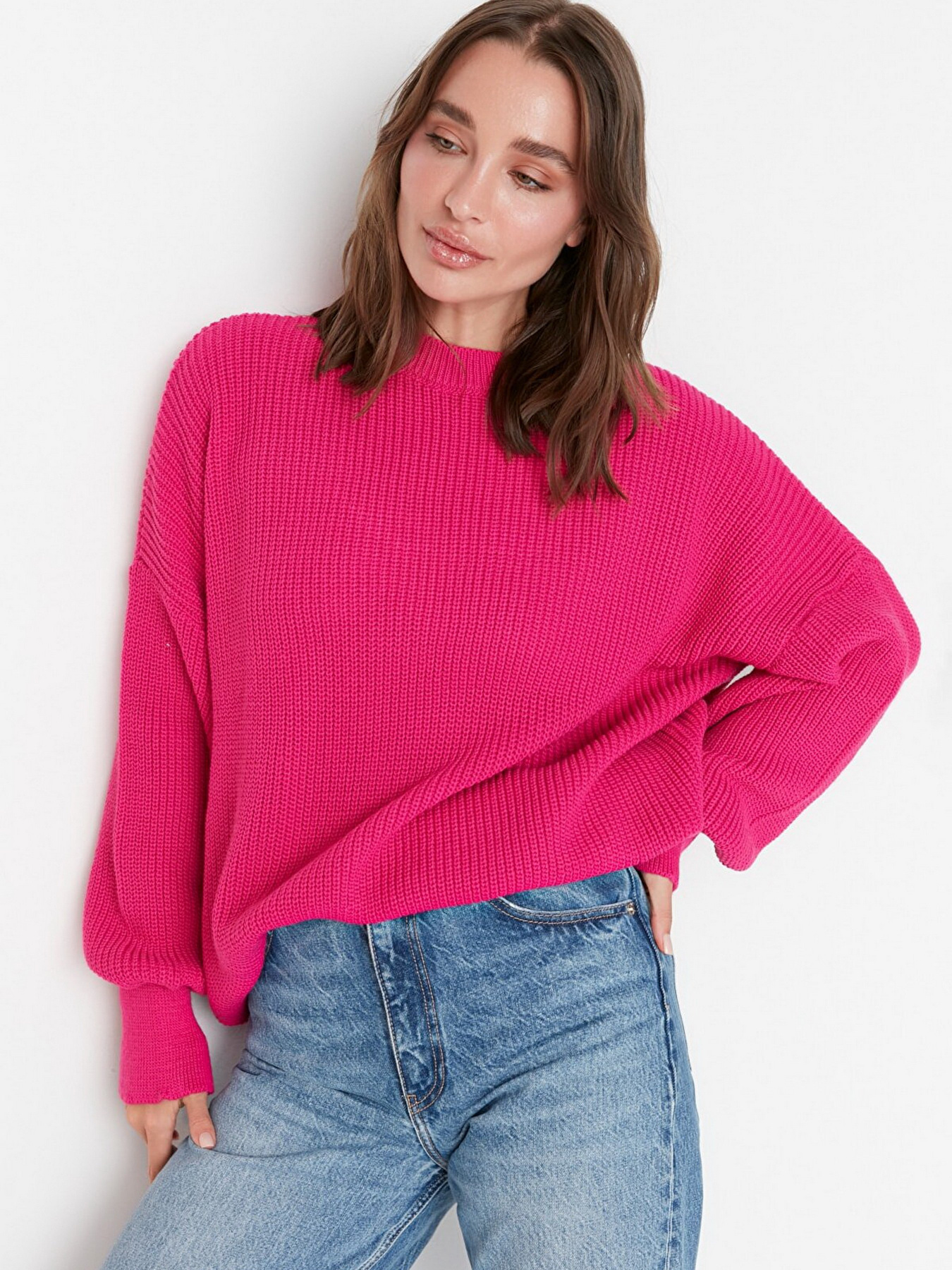 Джемпер Trendyol модель TWOAW23KZ01448/Fusya Фото