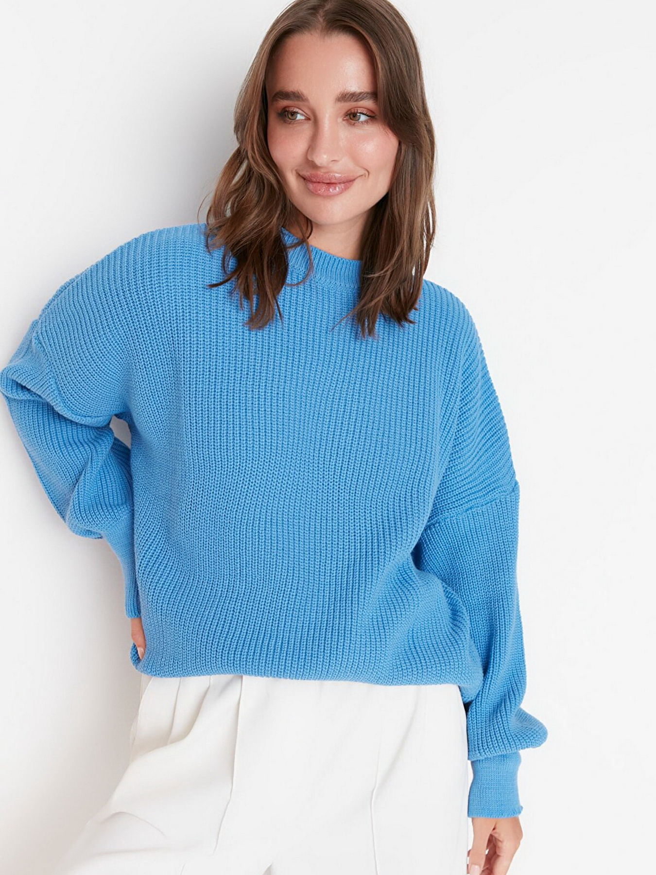 Джемпер Trendyol модель TWOAW23KZ01448/Mavi Фото