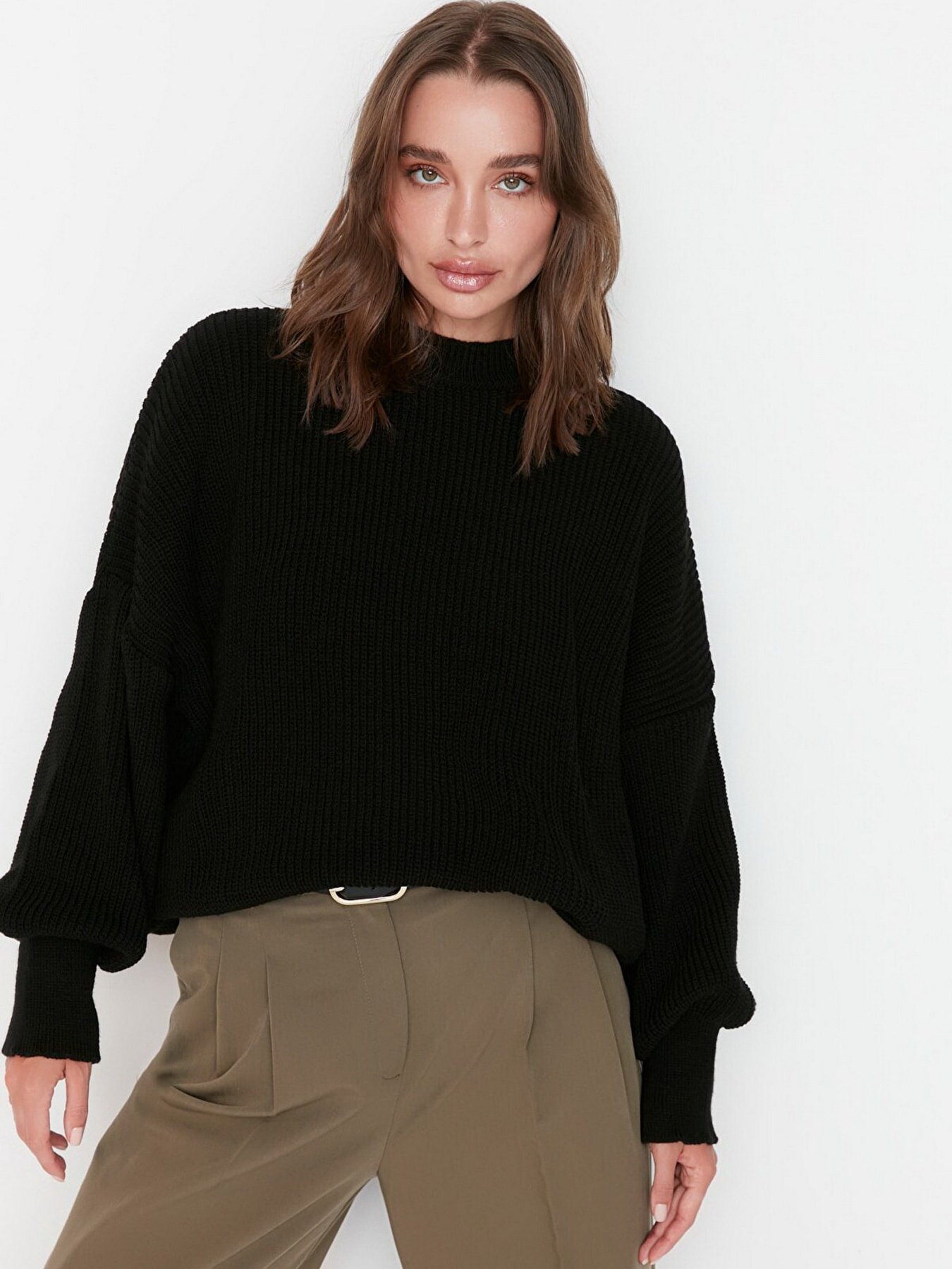 Джемпер Trendyol модель TWOAW23KZ01448/Siyah Фото