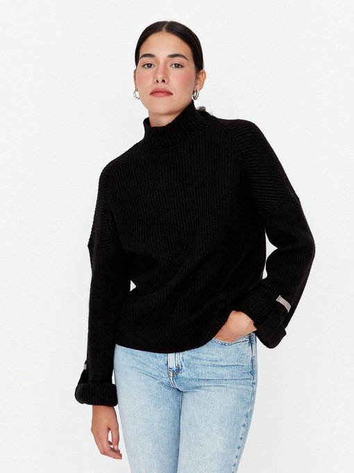 Джемпер Trendyol модель TWOAW23KZ01390/Siyah Фото