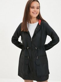 Плащ Trendyol модель TCTAW22YG0002/Siyah Фото